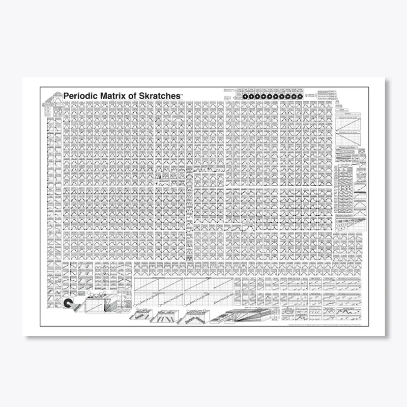 Periodic Matrix of Skratches (White)